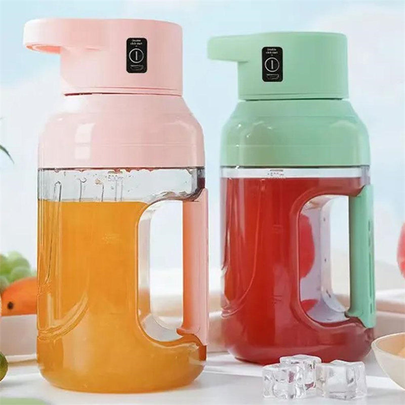New Arrival Summer Electric Juicer Portable Large Capacity 1500Ml Juice USB Rechargeable Electric Portable Blender Kitchen Gadgets